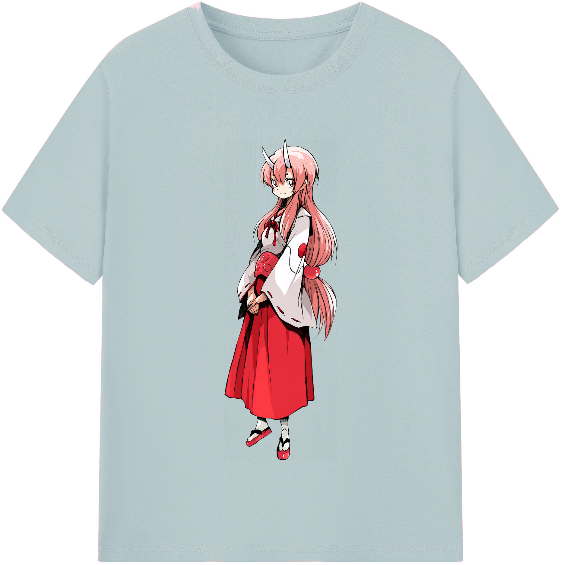 （画像用） 転スラ Regarding Reincarnated to Slime 綿100％半袖Tシャツ（フロントプリント）